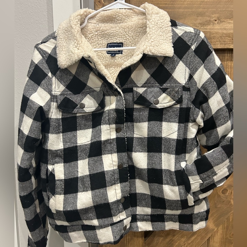 Keep warm in this adorable coat.